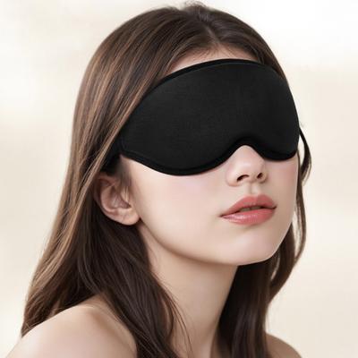 3D Konturierte Schlafmaske Atmungsaktive Augenabdeckung mit Null-Druck-Design Ultimative Lichtblockierende Tiefschlaf-Augenmaske für Nickerchen am Tag und Reisen