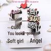 Korean-style Creative Cartoon Hair Clips for Children - Cute Chinese Character Duckbill Hairpins