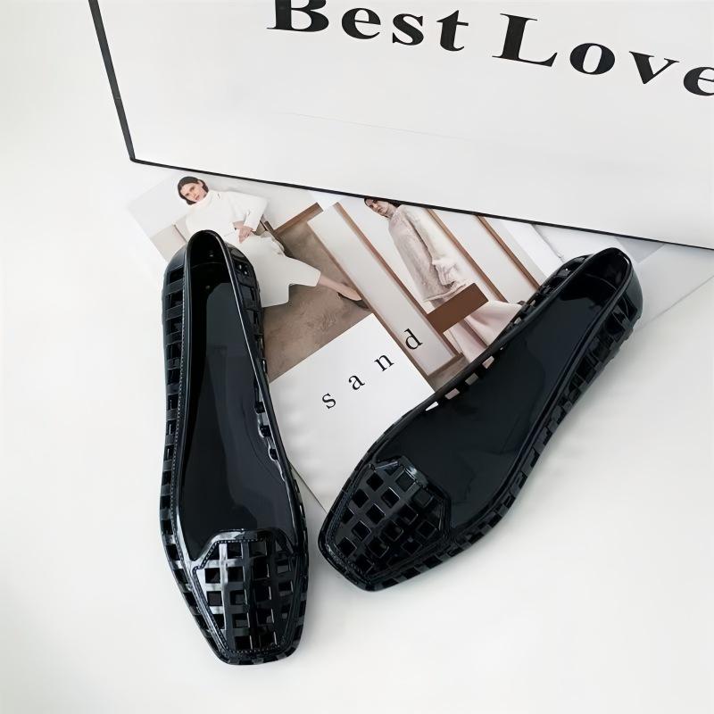 

Women s Outdoor Casual Shallow Jelly Sandals And Slippers 36 чёрный