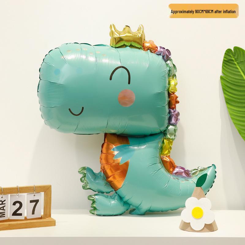 Baby Birthday & Back-to-School Cartoon Animal Balloons for Kids' Party - Giraffe & Elephant Theme