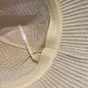 Magnetic Buckle Wide Brim Bucket Hat Thin Straw Female Sunshade Visors  Summer Outing