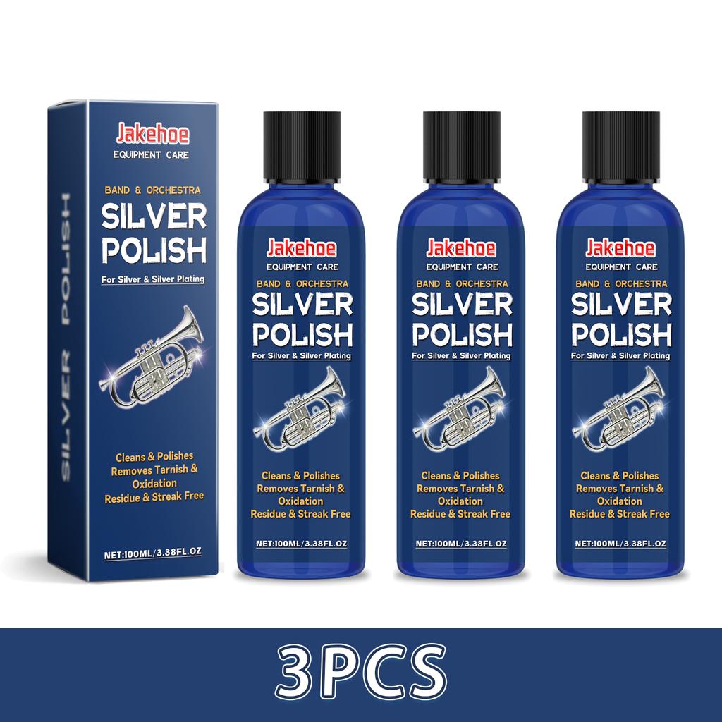 Silver Polish Suitable For Cleaning Maintaining Polishing And Refurbishing Silver Jewelry And Silver Plated Musical Instruments