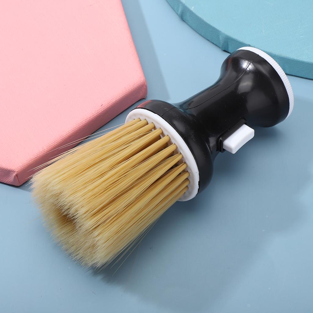 Soft Hair Neck Duster Hairdressing Powder Storage Styling Dust Cleaning Brush