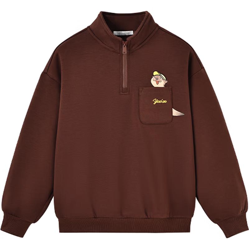YEEHOO Boys  Mirei Collaboration Stand Collar Sweatshirt 130