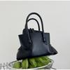 Minimalist Irregular Handbag With Multiple Pockets Smooth Leather Texture Women Versatile Crossbody Or Tote Use Commute Mini Bag