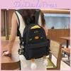 Japanese Cartoon Duck Backpack With Durable Nylon And Large Capacity For Daily Use