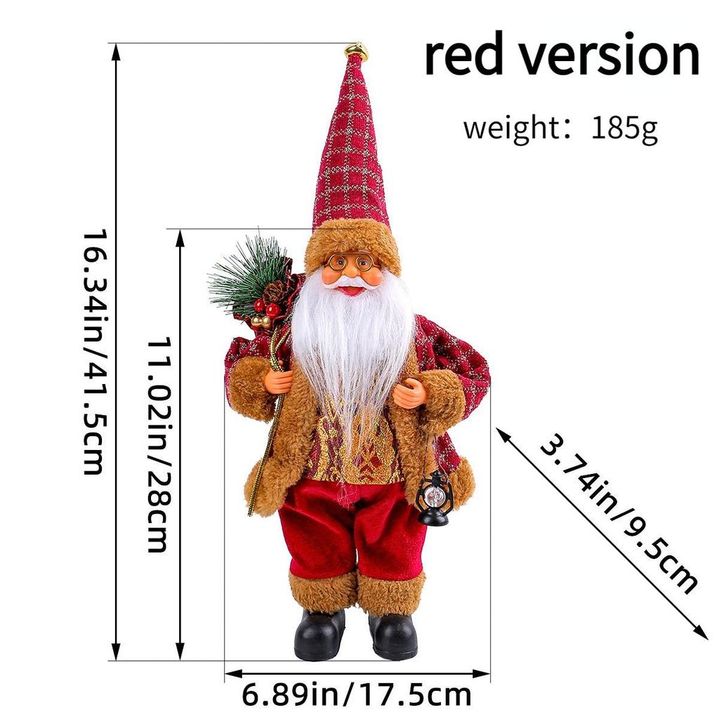 Decor New-Year Goods Santa Claus Christmas Doll Home Decoration Merry Christmas Kids Gift