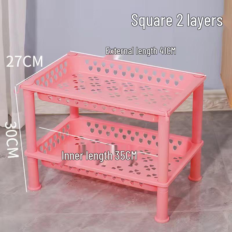 Multi-layer Storage Rack for Kitchen and Bathroom