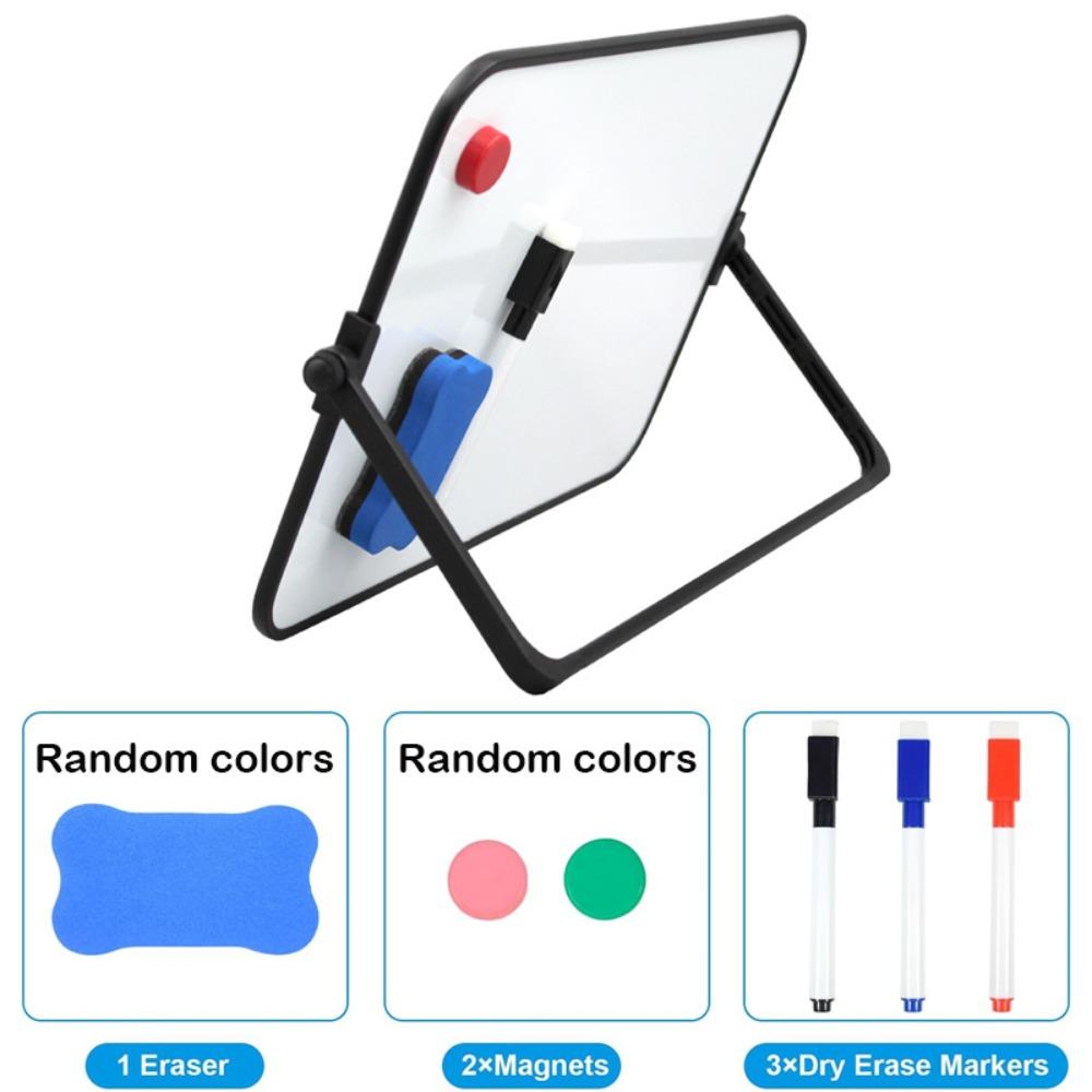 New Erasable Dry Erase White Board Portable with Stand White Board Easel Double-Sided Magnetic Whiteboard For Work School