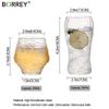 BORREY 500ML Hammer Pattern Glass Coffee Tea Cup Cold Drink Mug Milk Beer Fruit Juice And Wine Glasses Whiskey Vodka Tumbler Cup