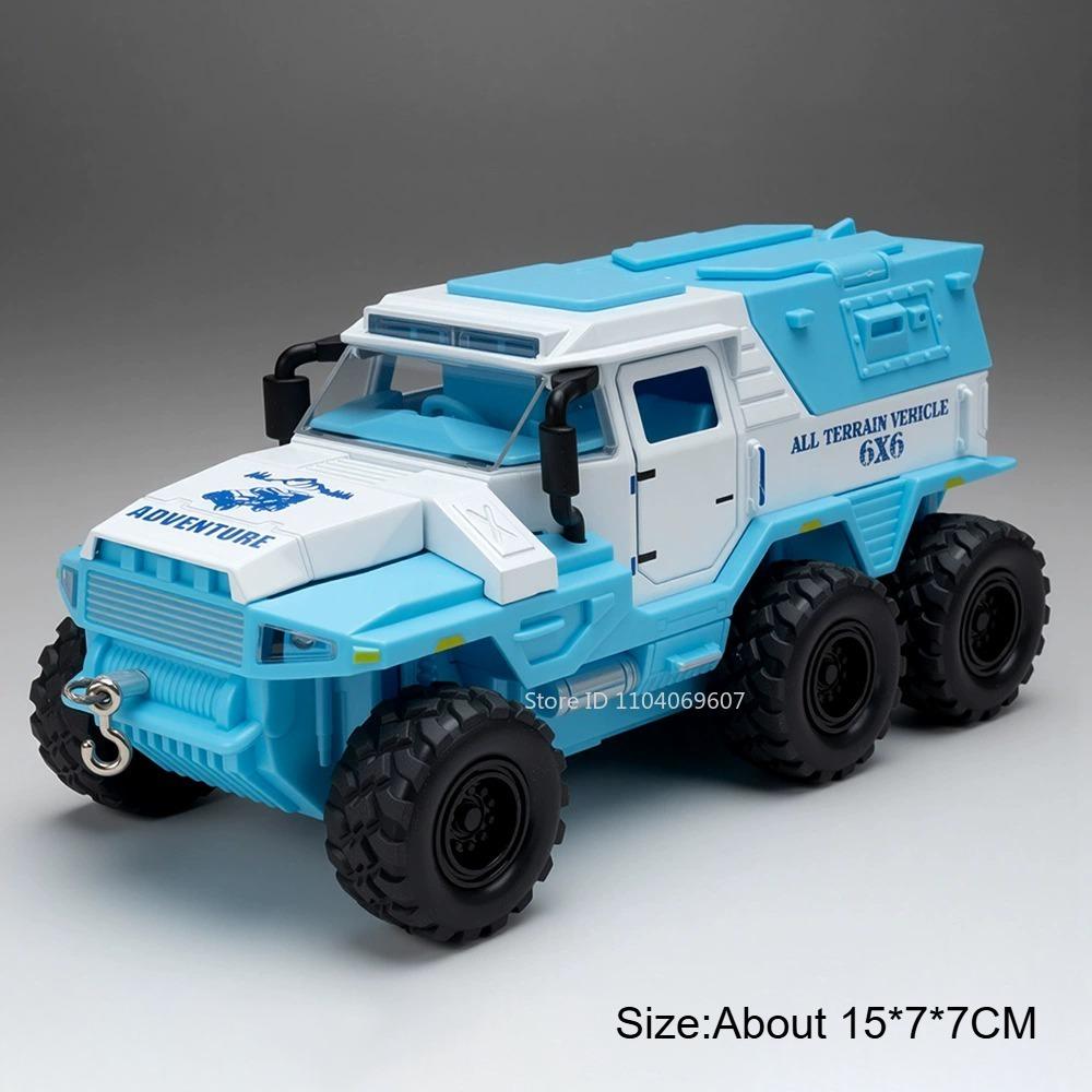 

1:32 Conqueror MengShi Armored Car Model Toys Alloy Diecast Off-road Vehicle Pull Back Doors Opened Sound Light Kids Edutainment