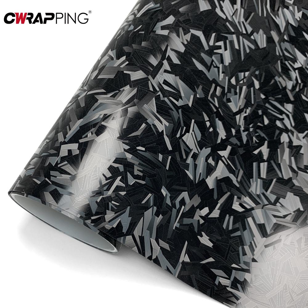 Matt Black Forged Carbon Adhesive Vinyl Motorcycle Vehicle Sticker on The Hood Wrapping Car Stickers Decals for Car Accessories