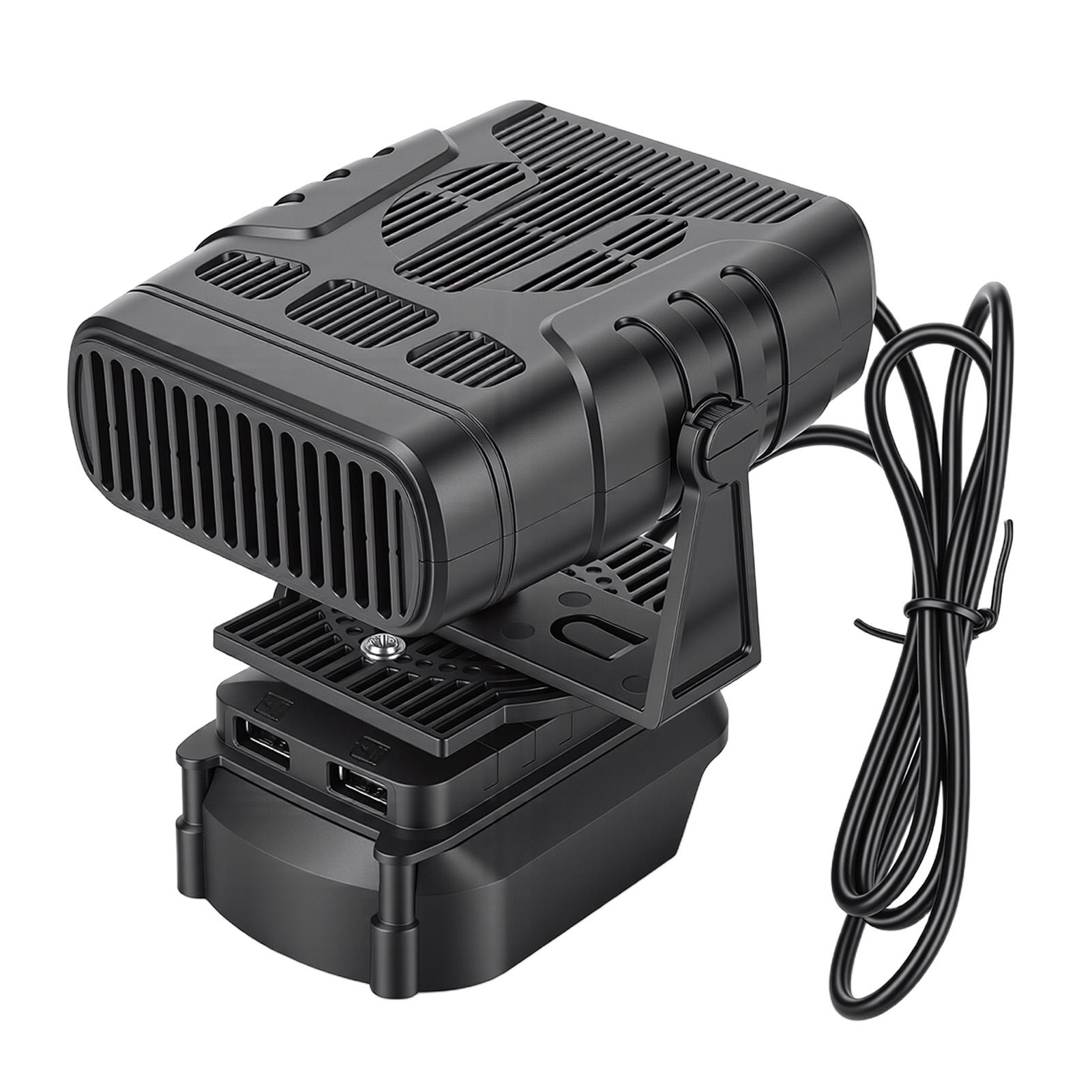 

Беспроводной обогреватель, подходящий для аккумуляторов BL1830, BL1850, BL1840, 2 режима, тихий обогреватель для небольших помещений с двумя USB-портами