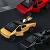 1:36 Alloy Pickup CyberTruck Pull-Back Car Collection For Boys And Children Gift One Large And One Small Vintage Toy