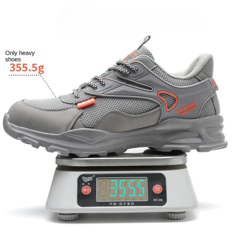 Labor Insurance Shoes Plastic Bag Head Anti-smashing and Anti-piercing Protective Shoes Breathable Insulating Shoes