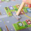 Montessori Magnetic Alphabet Maze Letter Puzzle Gifts for Kids Parking Lot Puzzles for Children Preschool Girls Boys Kids
