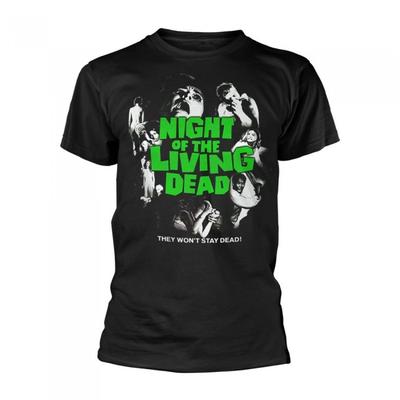 Nacht van de levende dode Unisex volwassen T-shirt