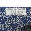 Used HERMES tie Celtic Knots silk Navy white business