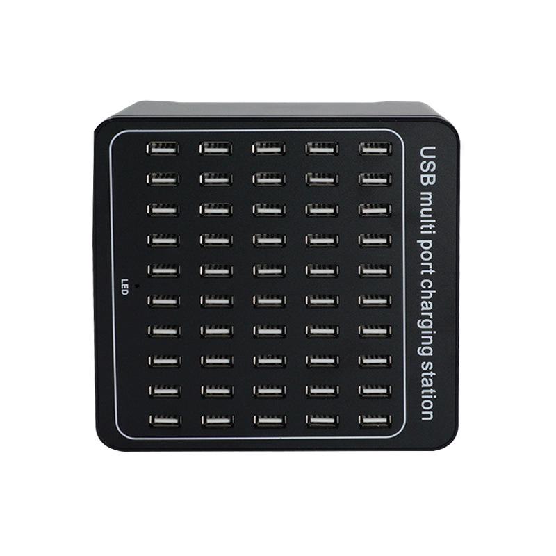 Multi-Port USB Charger: 10-50 Ports, 5V, 120W Power Adjustments