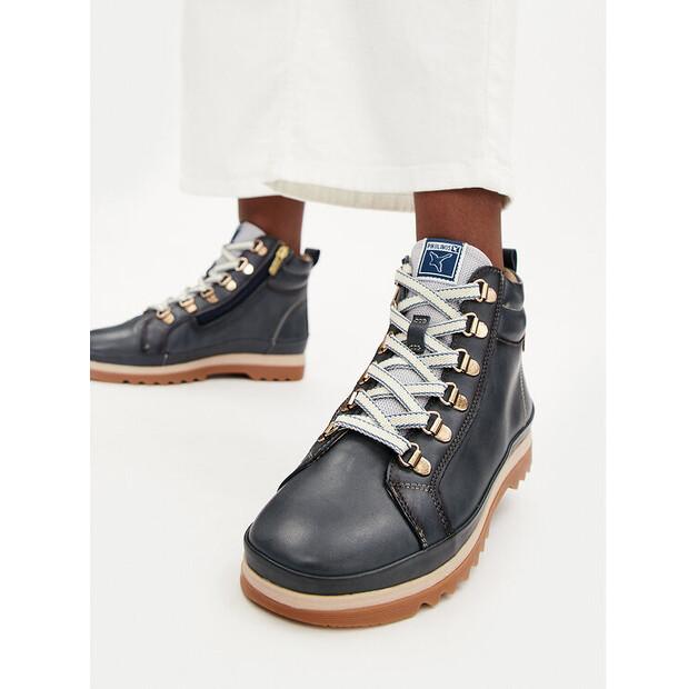 Pikolinos W3W-8564ST Dark Blue Ankle Boots