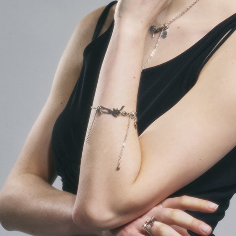 SENTIMENTS NO.344 [SILVER] BRACELET