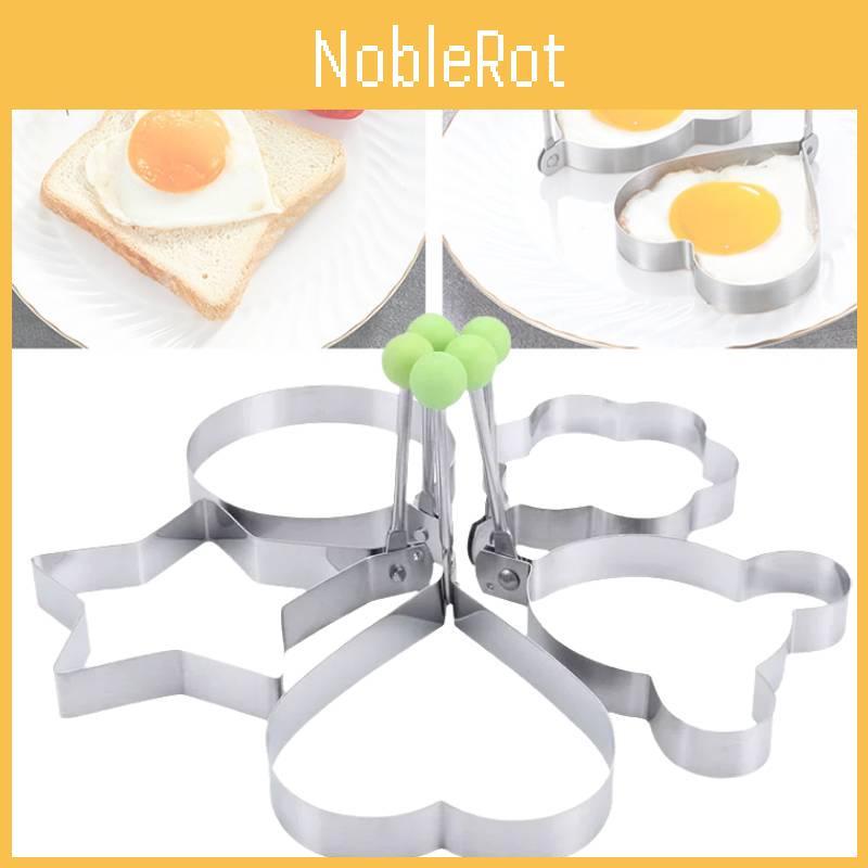 Verdickte Edelstahl Eierform Herz Stern Formen Ideal zum Backen und Braten