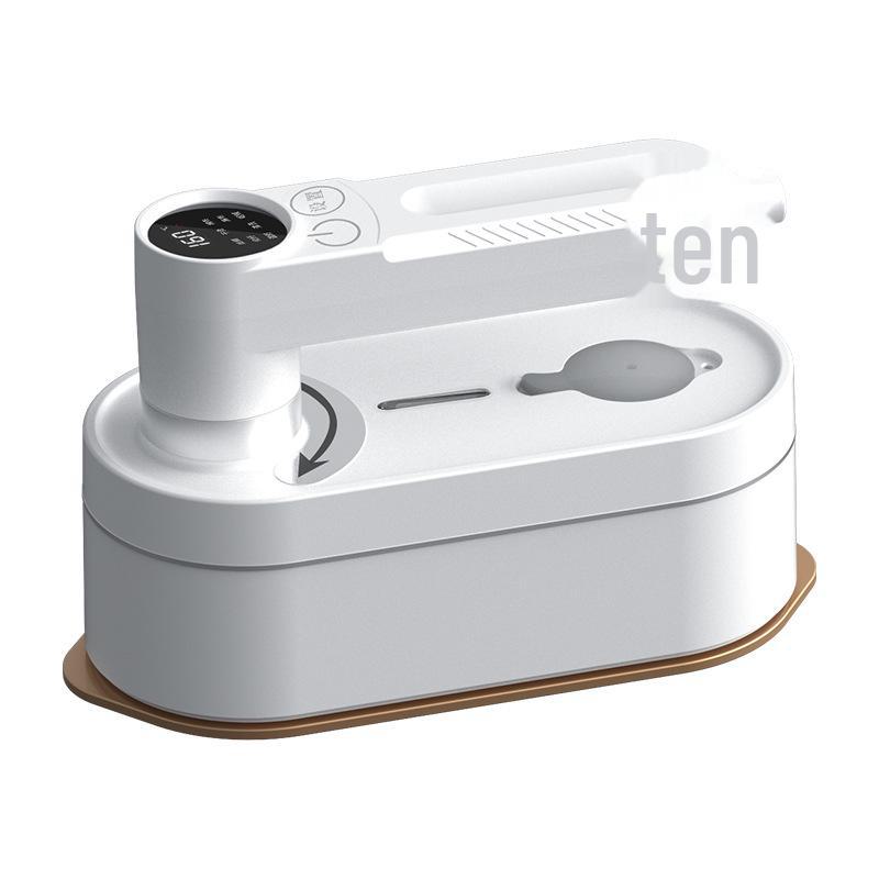 Portable Dual-Use Iron: Digital Display, Folding Handheld Design for Dry/Wet Ironing
