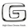 3D Car Rear Trunk Letters Emblem G63 G55 G65 Badge Logo Sticker For Mercedes Benz G Class W463 AMG Styling Accessories Black