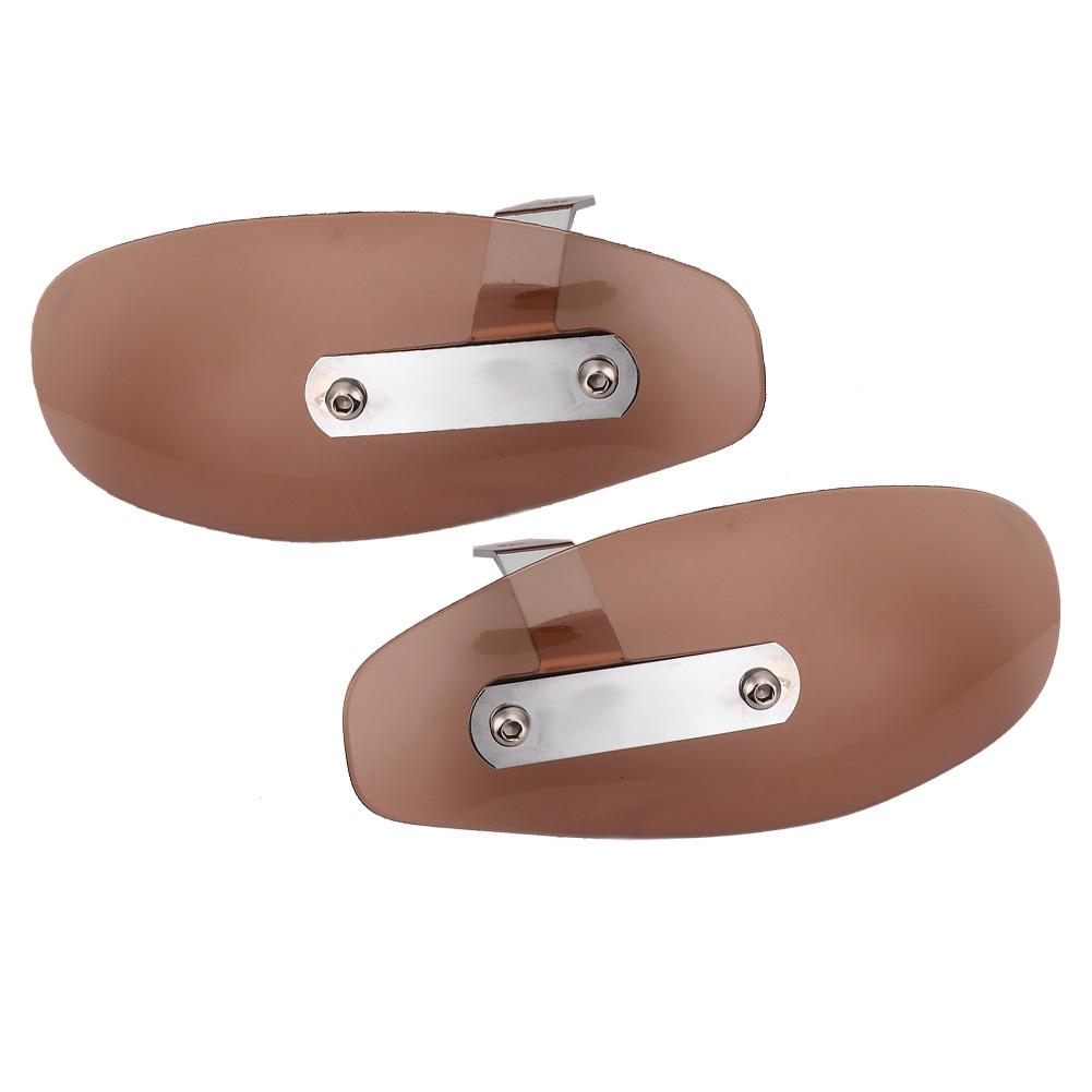 

10 мм 0,4 дюйма универсальный мотоциклетный щиток для рук ветровой дефлектор протектор подходит для HondaTawny темно-коричневого