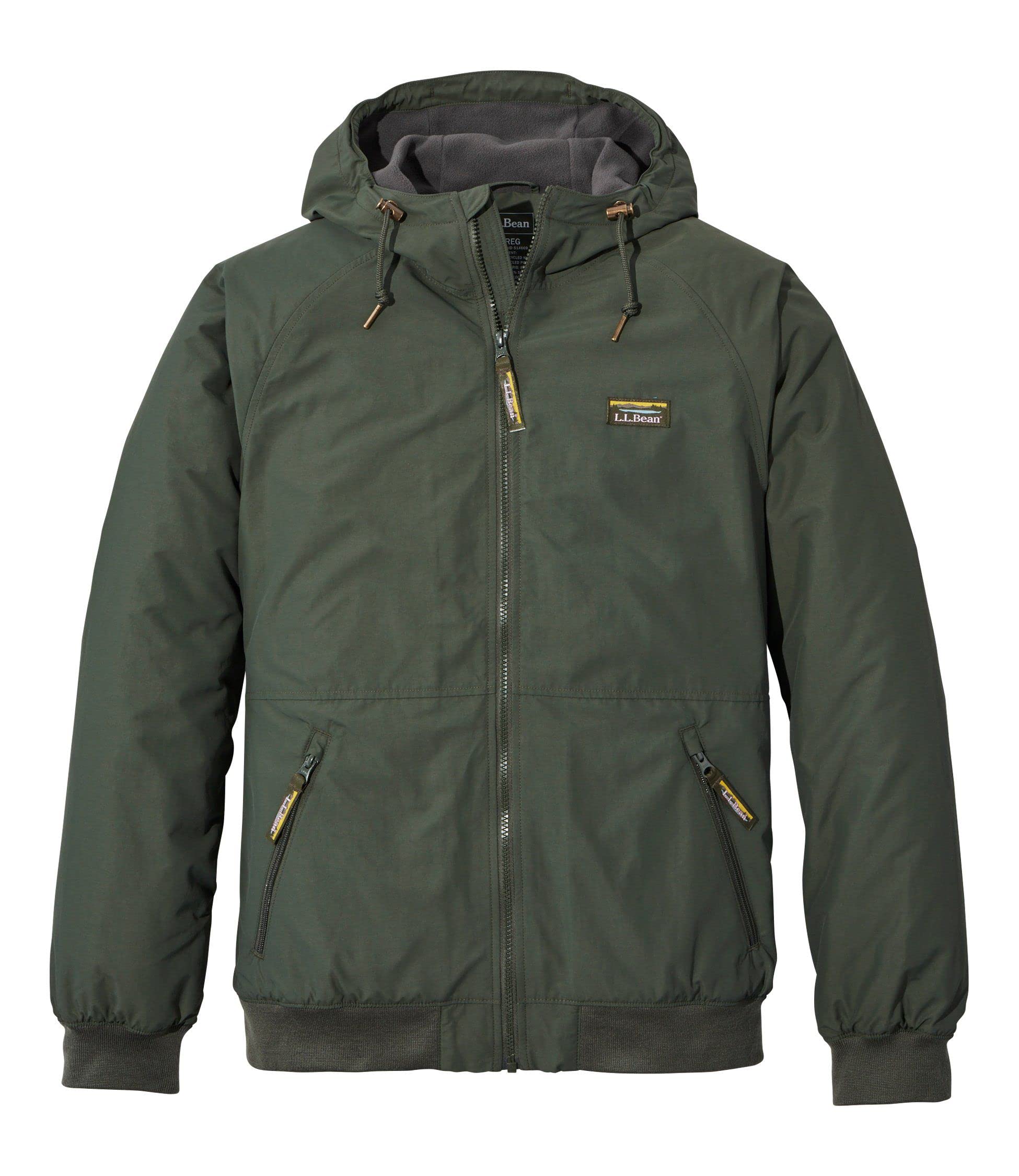 

LLB Insulated Bomber Hoodie US Fit Regular S Size Thyme Green 1000102595 Мужская