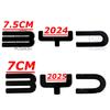 For BYD Song Plus EV DMI 2024 2025 BYD SEALION 6 Accessories Car Front Bumper Emblem Badge Decal Black Carbon Logo Refit Sticker
