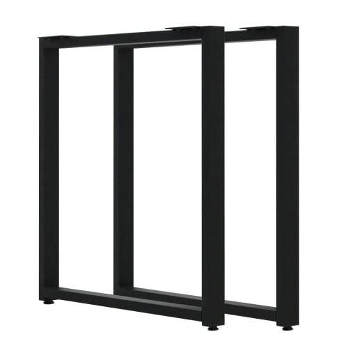 

Sunneed SQ Iron Legs W (2 legs, Black, Table Legs, 64cm Depth, Set of 2, Black, Iron, DIY Parts, SLG2WL-BK)