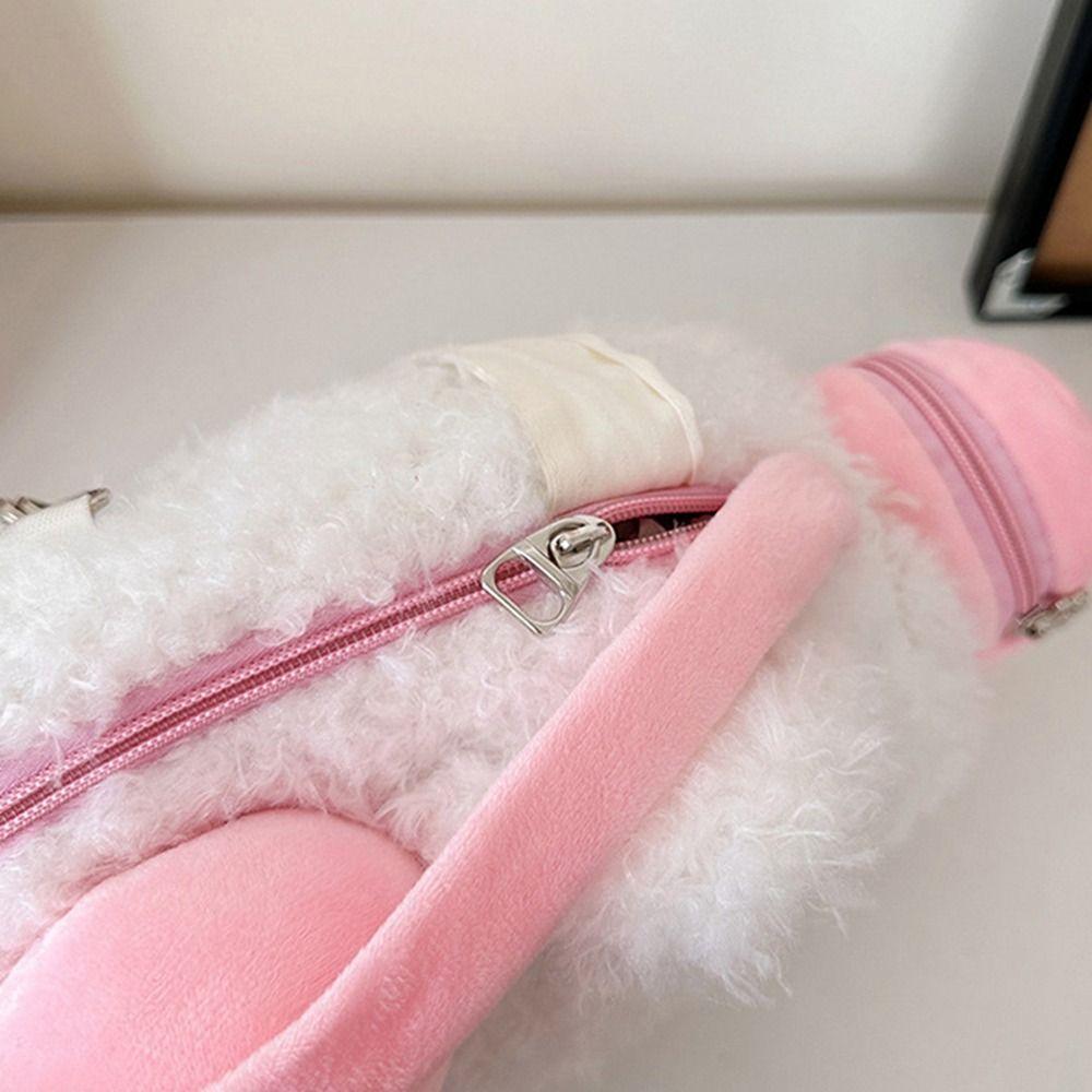 Storage Bag Plush Earphone Cat Backpack Stuffed Animals Plush Doll Crossbody Bag  Birthday Gifts