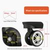 Universal Trolley Suitcase Replacement Wheels - Luggage Repair Accessories
