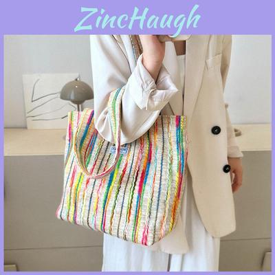 Stylish Retro Casual Women's Tote Bag Large Capacity Simple Design Shoulder Handbag