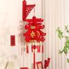 Year of The Horse Lantern Traditional Chinese New Year Decoration with Fabric Hanging Ornament for Door Festive Atmosphere 2026 Spring Festival Decor