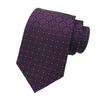 Men's Multi-Color Plaid Polka Dot Tie - Versatile for Formal & Casual Wear