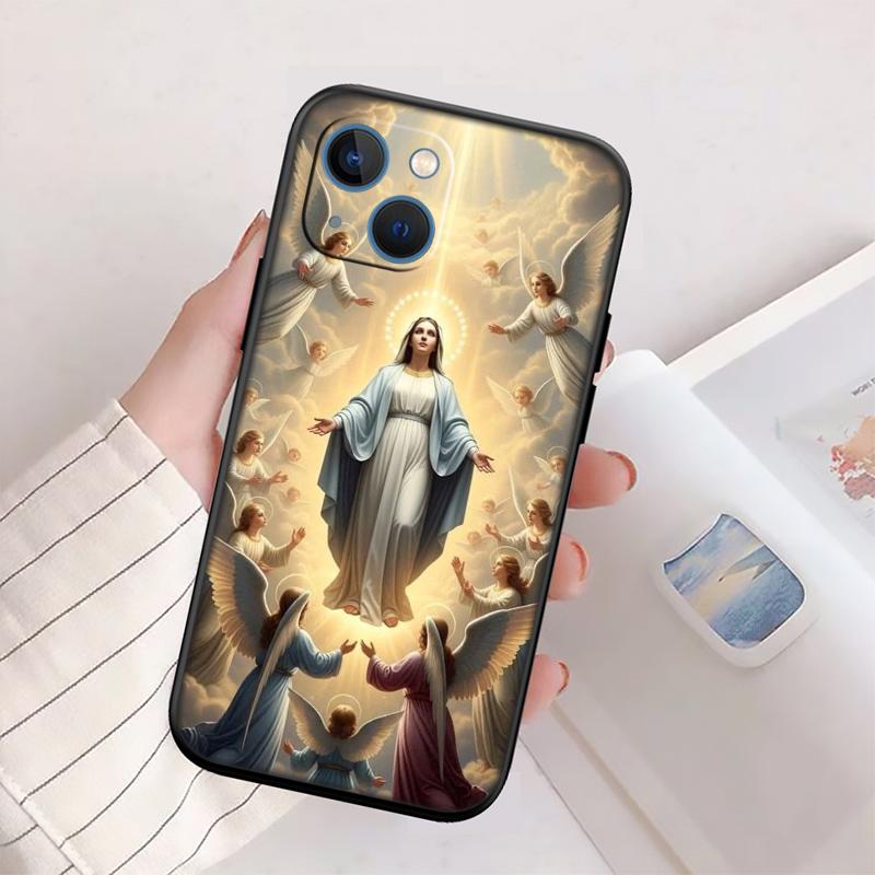 BH47 Virgen Maria Phone Case for Samsung Galaxy S20 S21 S22 Ultra FE + Plus A21S A22 A24 A25 A26 A30 A30S A31