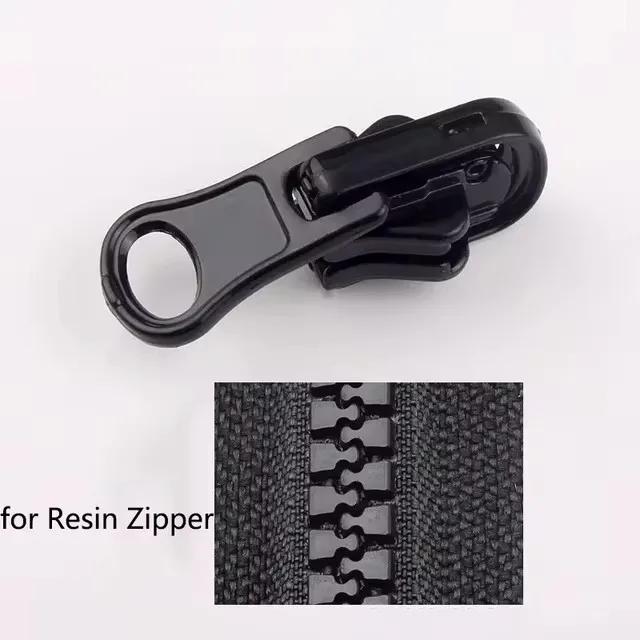 5/10/20Pcs Zipper Puller 3# 5# 8# Double Sided Rotary Zip Sliders Head Jacket Garment Decor Zippers Slider Sewing Accessories