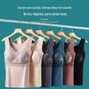 German Velvet Warm Vest with Lace Base Layer and Chest Pad - Plus Size Seamless Self-Heating Bra for Autumn and Winter