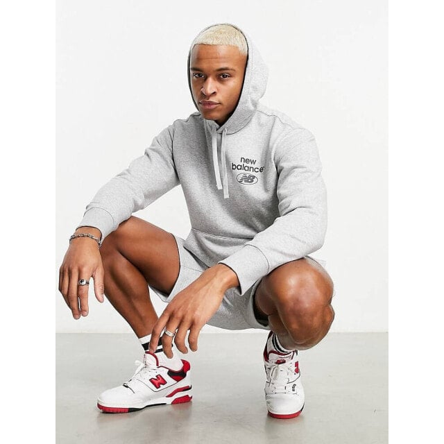 

Худи серого цвета New Balance Essentials