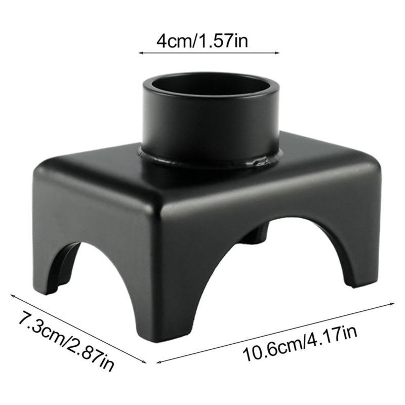 RV Lifting Adapter Saddle for Bottle Jack Axles Fits 2 3 4 Inch Round or Square Steel Tubes Designed for Vehicle Applications