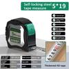 Measuring Tools Self-Locking Tape Measure Measure Thickened Metric Tape High Precision Steel Tape Measure Wear-resistant Ruler