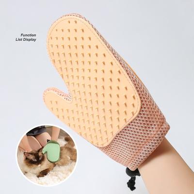 Masking Cat Gloves Removing Floating Fur  Rabbit Hair Comber Brush Pet Dog Bathing Supplies Massage Cat Hair Remover