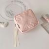 Chic Embossed Small Bow Makeup Bag & ID Wallet