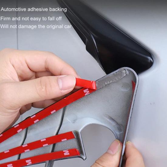 Carbon Fiber Side Fender Camera Flank Cover Trim for 2021-2022 Tesla Model 3 Y