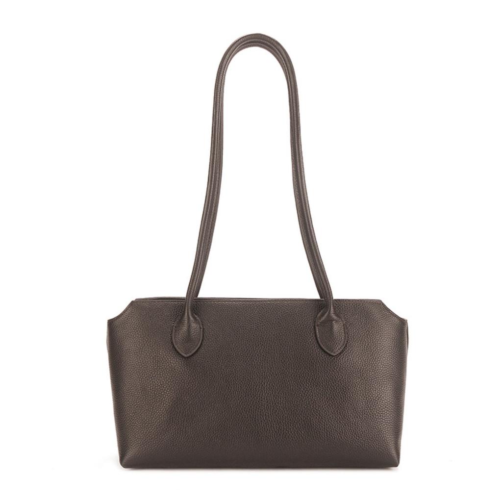 Women's Genuine Leather Tote Bag - Large Capacity Minimalist Underarm Handbag, Versatile Cowhide Shoulder Purse, Spacious Top Handle Bag