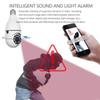 3MP E27 Intelligent menneskelig sporingsalarm Fullfarge Nattsyn Toveis IntercomCamera Dual Light Surveillance Security Cctv-kamera