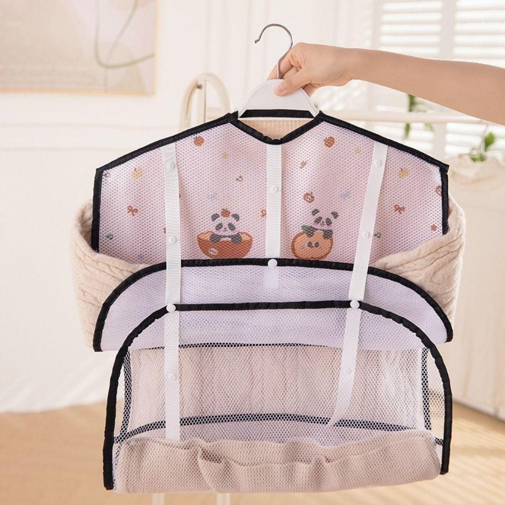 Folding Mesh Clothes Drying Net Breathable Mesh Hanging Bag Laundry Drying Net  Clothes Care