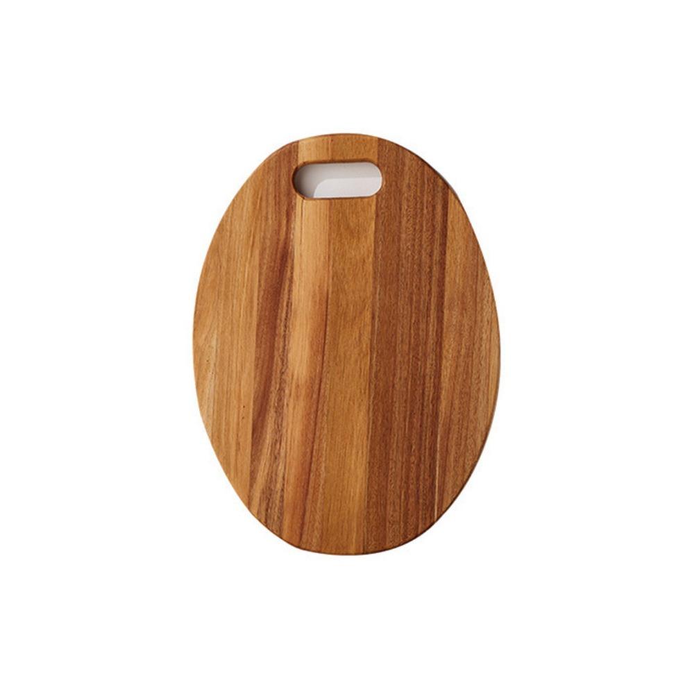Exquisite Wooden Chopping Blocks Natural Pizza Tray Fruit Tray Cutting Board  Living Room